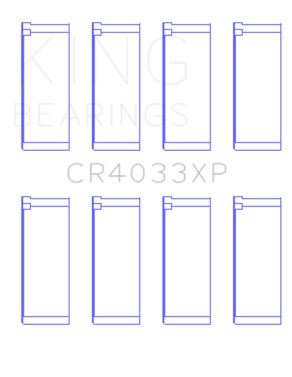 King Engine Bearings Honda F20C/F22C/97-01 H22A4 Rod Bearing Set - Size STDX