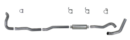 Diamond Eye KIT 4in Turbo Back SGL AL: 4-WHEEL DRIVE ONLY 89-93 DODGE CUMMINS 5.9L