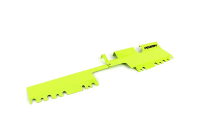 PERRIN 15-21 Subaru WRX/STI Radiator Shroud (With OEM Intake Scoop) - Neon Yellow