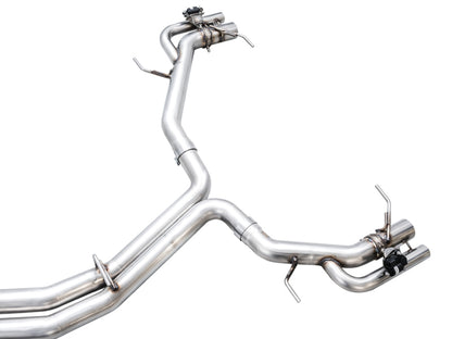 AWE Tuning 21-23 Audi C8 RS6/RS7 SwitchPath Cat-Back Exhaust - Diamond Black Tips