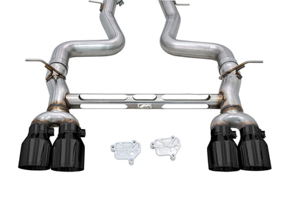 AWE Tuning BMW F8X M3/M4 Track Edition Cat-Back Exhaust - Diamond Black Tips