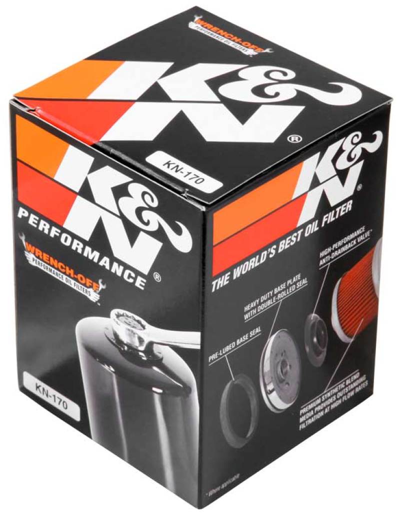 K&N Harley-Davidson 3in OD x 4.063in H Oil Filter