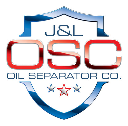 J&L 15-23 Ford Mustang GT/15-20 Ford Mustang GT350 Passenger Side Oil Separator 3.0 - Clear Anodized