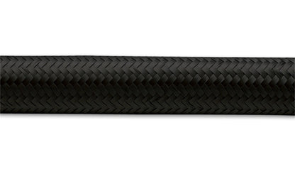 Vibrant -16 AN Black Nylon Braided Flex Hose (20 foot roll)