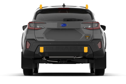 Rally Armor 24-26 Subaru Crosstrek (Wilderness Only) Black UR Mud Flap W/Grey Logo-No Drilling Req