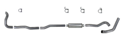 Diamond Eye KIT 4in Turbo Back SGL AL: 4-WHEEL DRIVE ONLY 89-93 DODGE CUMMINS 5.9L