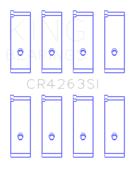 King Engine Bearings Toyota 1ZZ-FE Rod Bearing Set - Size STD