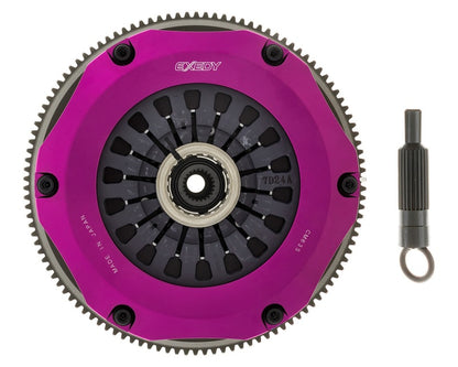 Exedy 96-06 Mitsubishi Evo 4-9 4G63T 2.0L Twin-Organic Stage 5 Clutch Kit (RACING USE ONLY)