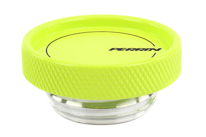 PERRIN 02-26 Subaru Impreza/WRX/STI & 13-26 Crosstrek/BRZ/FR-S/GR86/GR86 Oil Fill Cap - Neon Yellow