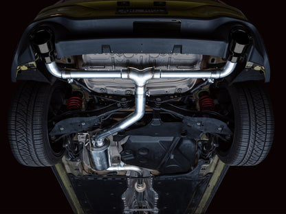 AWE Tuning 2022 VW GTI MK8 Touring Edition Exhaust - Diamond Black Tips