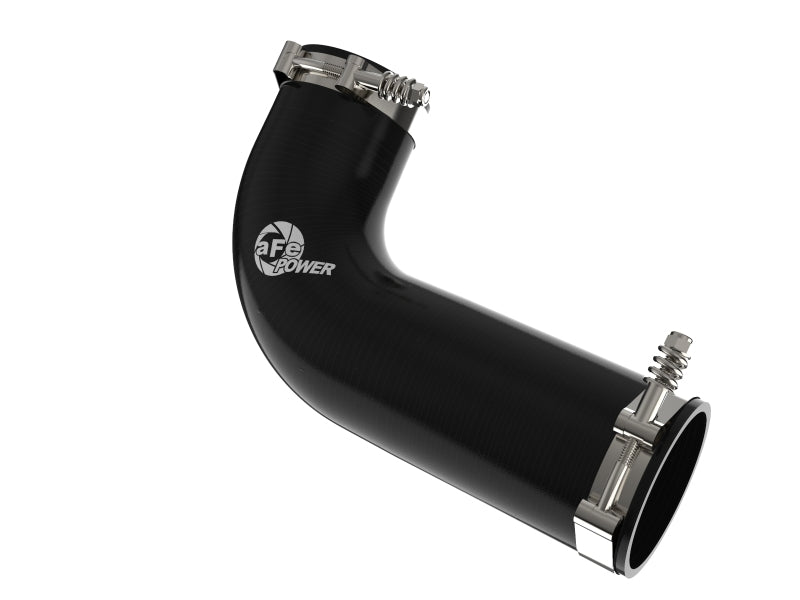 aFe 08-10 Ford Trucks V8-6.4L (td) BladeRunner 3 IN Aluminum Hot Charge Pipe - Black