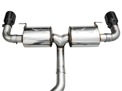 AWE 19-23 BMW 330i / 21-23 BMW 430i Base G2X Touring (Excl. Conv) Axle-Back Exhaust - Diamond Black