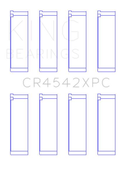 King Engine Bearings Honda K-Series pMaxKote Performance Rod Bearing Set - Size STD