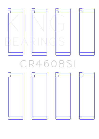 King Engine Bearings Toyota 2ZZ-GE Connecting Rod Bearing Set (Set of 4) - Size STD