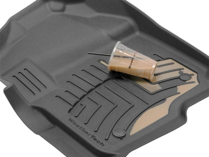 WeatherTech 2015 Chevy Colorado Extended Crew Cab Front FloorLiner HP - Black