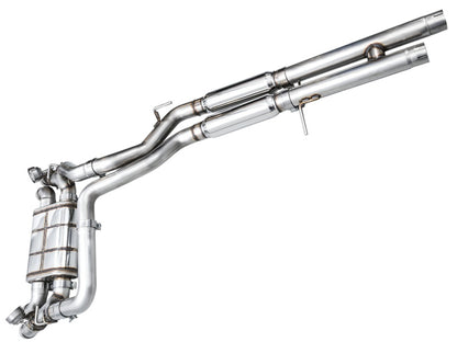 AWE Tuning 21+ Wrangler 392 Switchpath Cat-Back Exhaust- Quad BashGuards