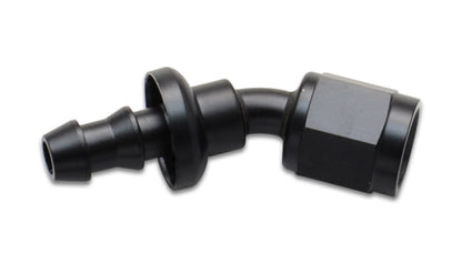 Vibrant Push-On 30 Degree Hose End Elbow Fitting Size -12AN
