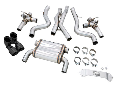 AWE Tuning BMW F8X M3/M4 SwitchPath Cat-Back Exhaust - Diamond Black Tips