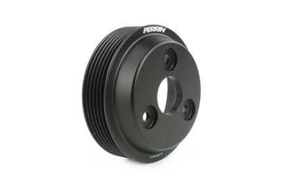 PERRIN 15-21 Subaru WRX / 18-20 Crosstrek / 14-18 FXT Lightweight Water Pump Pulley - Blk