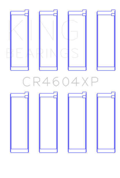 King 07-09 Mazdaspeed 3 L3-VDT MZR DISI (t) Duratec High Performance Rod Bearing Set - Size +.025mm