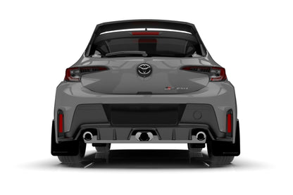 Rally Armor 23-26 Toyota GR Corolla Black UR Mud Flap w/White Logo
