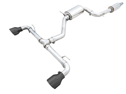 AWE Tuning 2022 VW GTI MK8 Touring Edition Exhaust - Diamond Black Tips