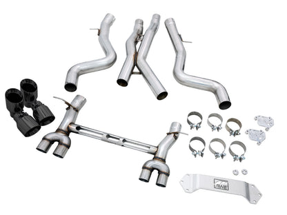AWE Tuning BMW F8X M3/M4 Track Edition Cat-Back Exhaust - Diamond Black Tips