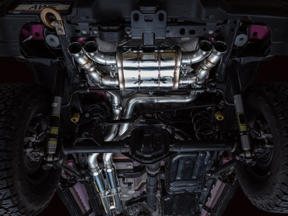 AWE Tuning 21+ Wrangler 392 Switchpath Cat-Back Exhaust- Quad BashGuards
